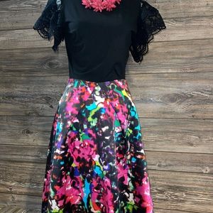 Kate Spade Madison Avenue Collection Floral Skirt